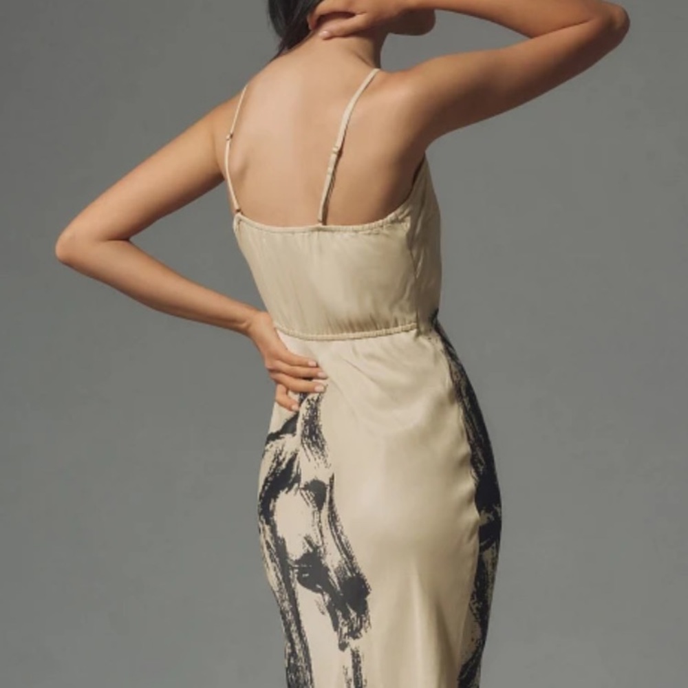 Anthropology CONDITIONS APPLY CHLOE MAXI SLIP DRESS - Picture 5 of 13